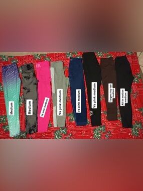 PINK Victoria's Secret & other brand ' Assorted Color Leggings